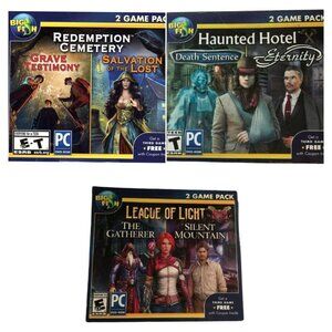 PC Games Big Fish 6 Games 3 Pack PC DVD-ROM Games Bundle PC Game Lot